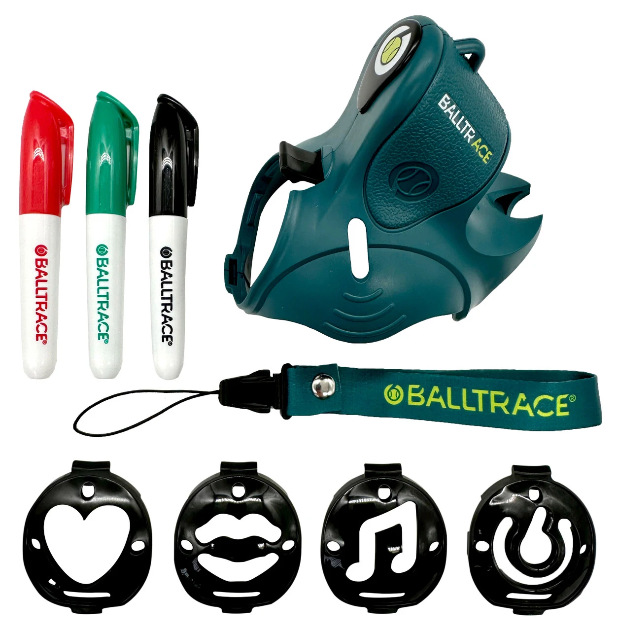 BallTrace 3 Piece Tennis Ball Marker BallTrace 3 Piece Tennis Ball Marker -Sports Racket Store BallTrace 3 Piece Tennis Ball Marker love music 82274.1712235623