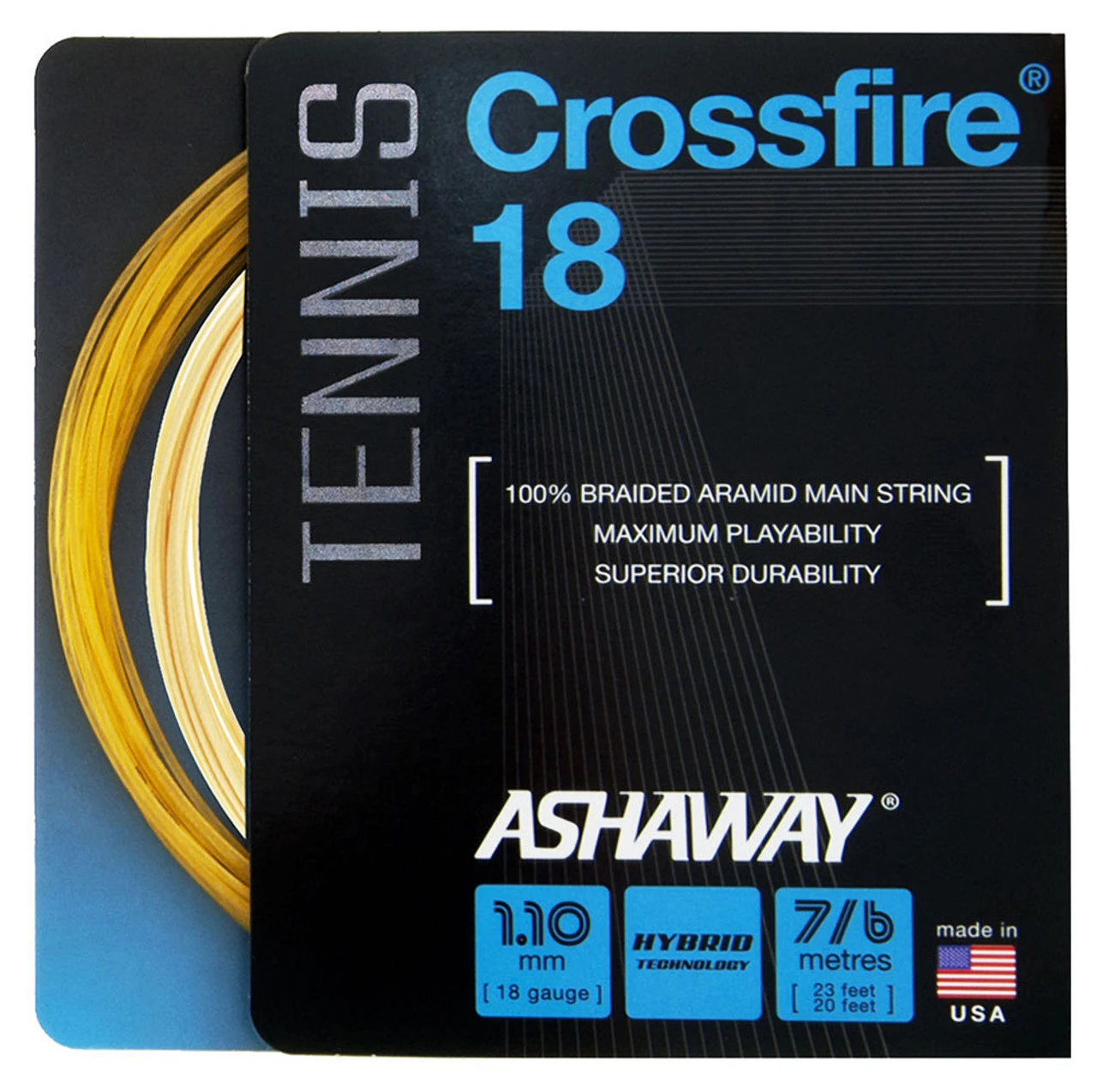 Ashaway Crossfire 18 1.10mm Hybrid Set Ashaway Crossfire 18 1.10mm Hybrid Set -Sports Racket Store ashaway crossfire 18 1 10mm hybrid set 04579 39934.1698771816
