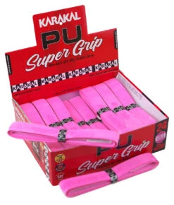 Karakal PU Super Grip Universal Replacement Grip 24 Pack -Sports Racket Store karakal pu super grip universal replacement grip 24 pack pink 48546 09029.1698769683