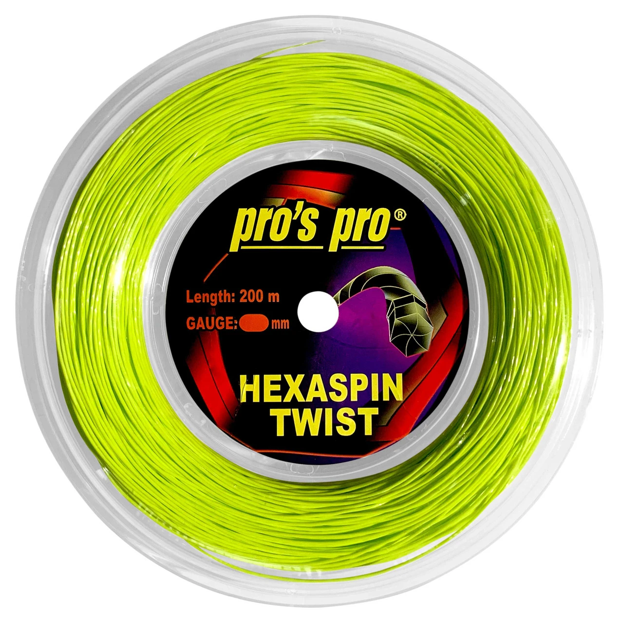 Pro's Pro Hexaspin Twist 16L 1.25mm 200M Reel Pro's Pro Hexaspin Twist 16L 1.25mm 200M Reel -Sports Racket Store pros pro hexaspin twist 16l 1 25mm 200m reel lime 35599 12737.1698770202