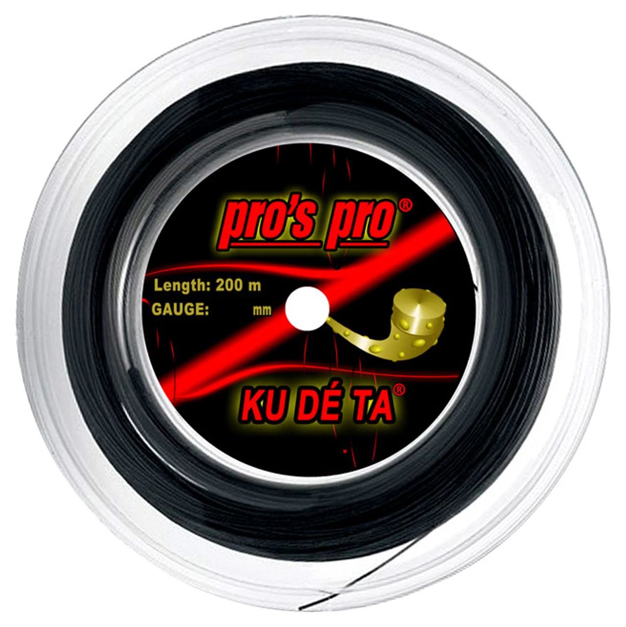 Pro's Pro Kudeta 16L 1.25mm 200M Reel Pro's Pro Kudeta 16L 1.25mm 200M Reel -Sports Racket Store pros pro kudeta 16l 1 25mm 200m reel black 32244 58945.1698771280