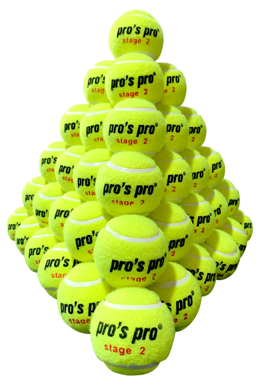 Pro's Pro Stage 2 Orange Junior Tennis Balls 60 Pack -Sports Racket Store pros pro stage 2 orange junior tennis balls 60 pack 39201 85335.1698771286