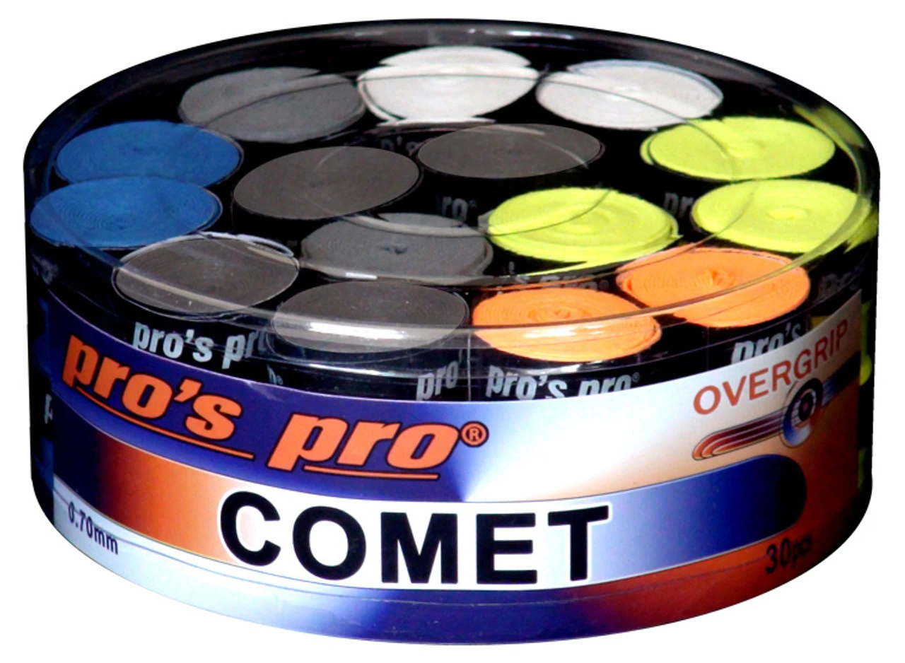 Pro's Pro Comet Overgrip 30 Pack -Sports Racket Store pros pro comet overgrip 30 pack assorted 97464 55360.1698770244