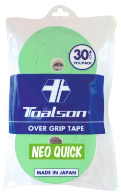 Toalson Neo Quick Overgrip 30 Pack -Sports Racket Store toalson neo quick overgrip 30 pack green 21894 94300.1698772936