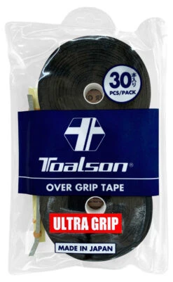 Toalson Ultra Overgrip 30 Pack -Sports Racket Store toalson ultra overgrip 30 pack black 44623 66885.1698771467