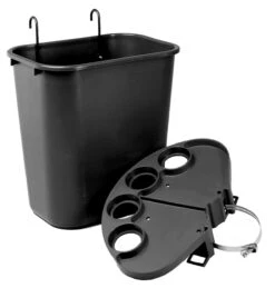 Tourna Tennis Court Tidy Bin -Sports Racket Store tourna tennis court tidy bin black 98165 58233.1698771160