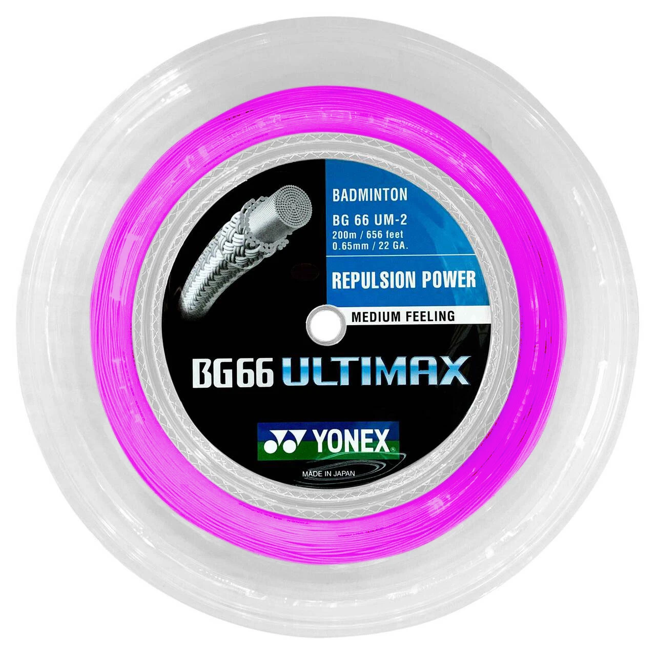 Yonex BG66 Ultimax 0.65mm Badminton 200M Reel Yonex BG66 Ultimax 0.65mm Badminton 200M Reel -Sports Racket Store yonex bg66 ultimax 0 65mm badminton 200m reel pink 74408 05829.1698770319