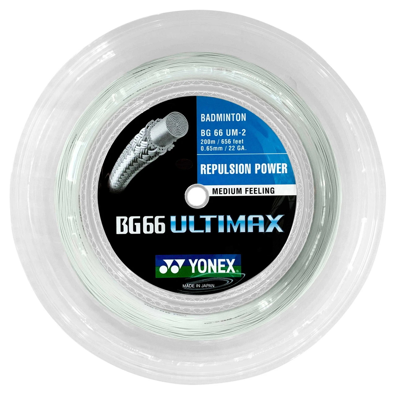 Yonex BG66 Ultimax 0.65mm Badminton 200M Reel Yonex BG66 Ultimax 0.65mm Badminton 200M Reel -Sports Racket Store yonex bg66 ultimax 0 65mm badminton 200m reel white 44125 38802.1698770318