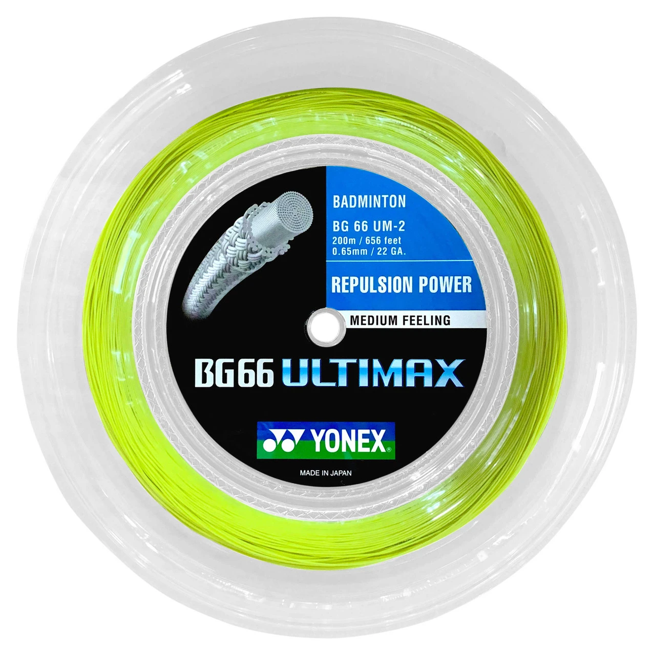 Yonex BG66 Ultimax 0.65mm Badminton 200M Reel Yonex BG66 Ultimax 0.65mm Badminton 200M Reel -Sports Racket Store yonex bg66 ultimax 0 65mm badminton 200m reel yellow 77148 88819.1698770319