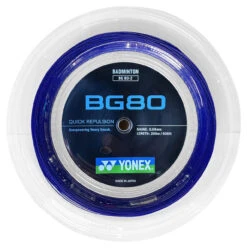 Yonex BG80 0.68mm Badminton 200M Reel -Sports Racket Store yonex bg80 0 68mm badminton 200m reel navy 96377.1710948824