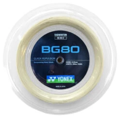 Yonex BG80 0.68mm Badminton 200M Reel -Sports Racket Store yonex bg80 0 68mm badminton 200m reel white 22829.1710948822