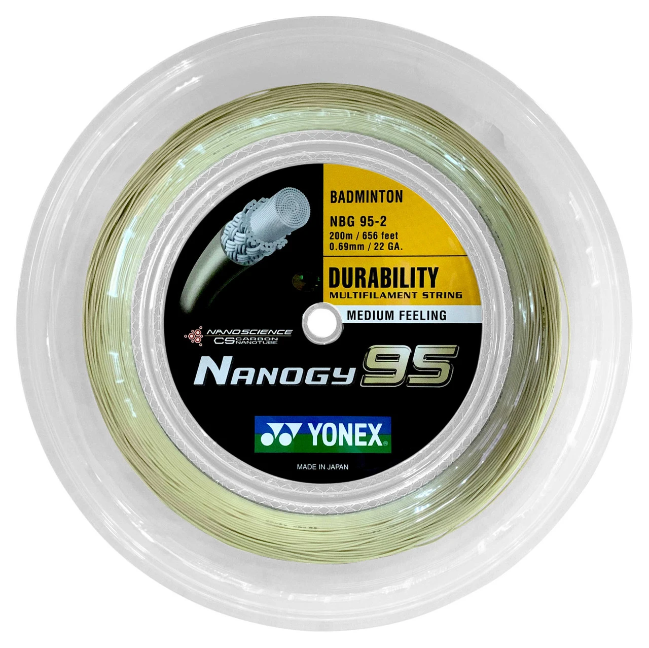 Yonex Nanogy 95 0.69mm Badminton 200M Reel Yonex Nanogy 95 0.69mm Badminton 200M Reel -Sports Racket Store yonex nanogy 95 0 69mm badminton 200m reel gold 87936 08842.1698769558